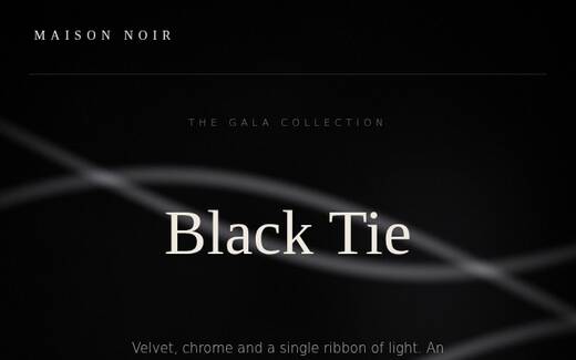 Black Tie design direction
