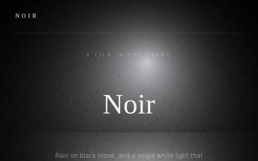 Noir design direction