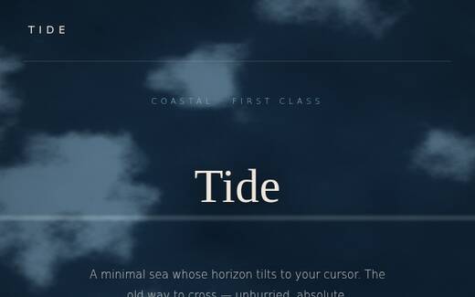 Tide design direction
